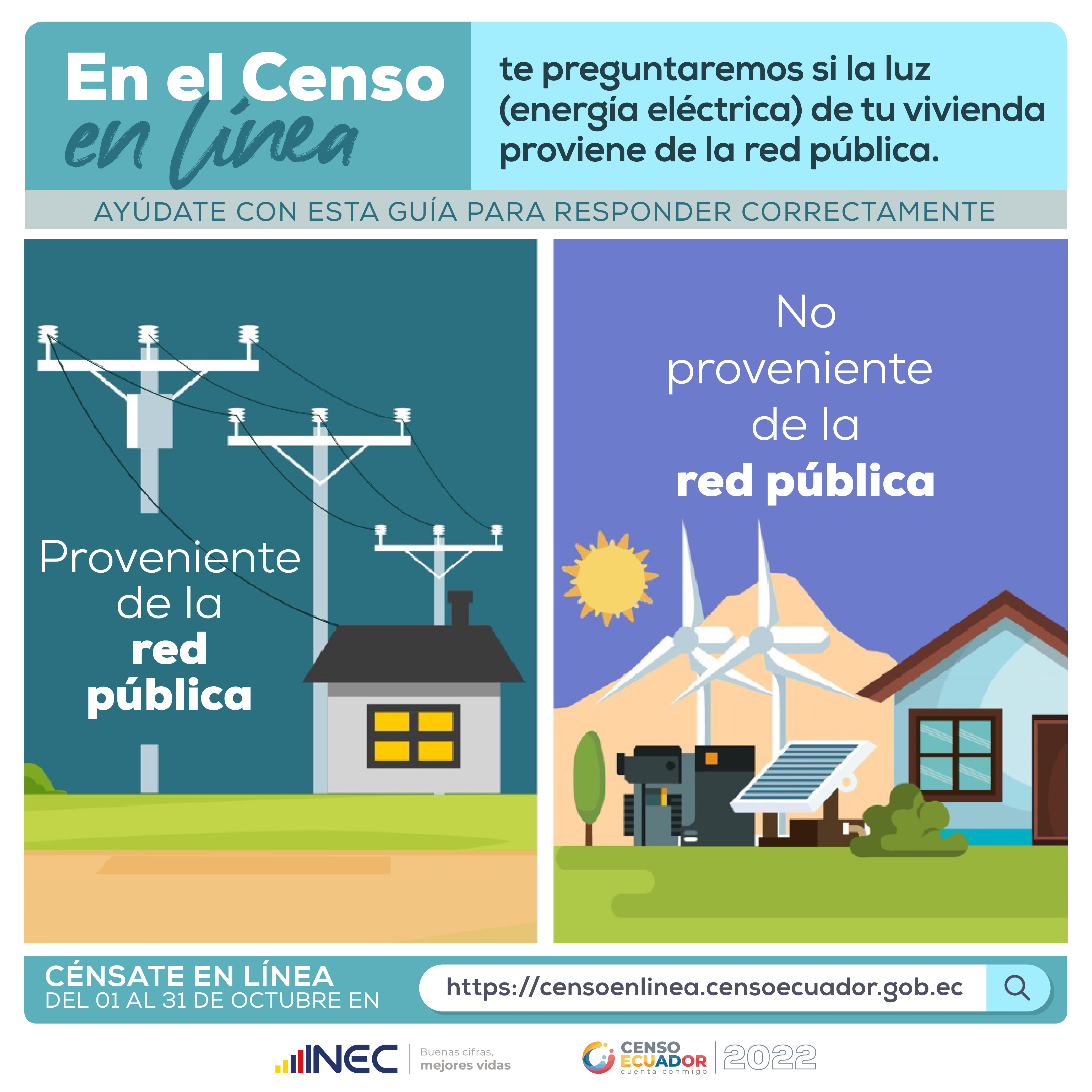 ¿De dónde proviene la energía eléctrica de tu vivienda_ - Sección Vivienda